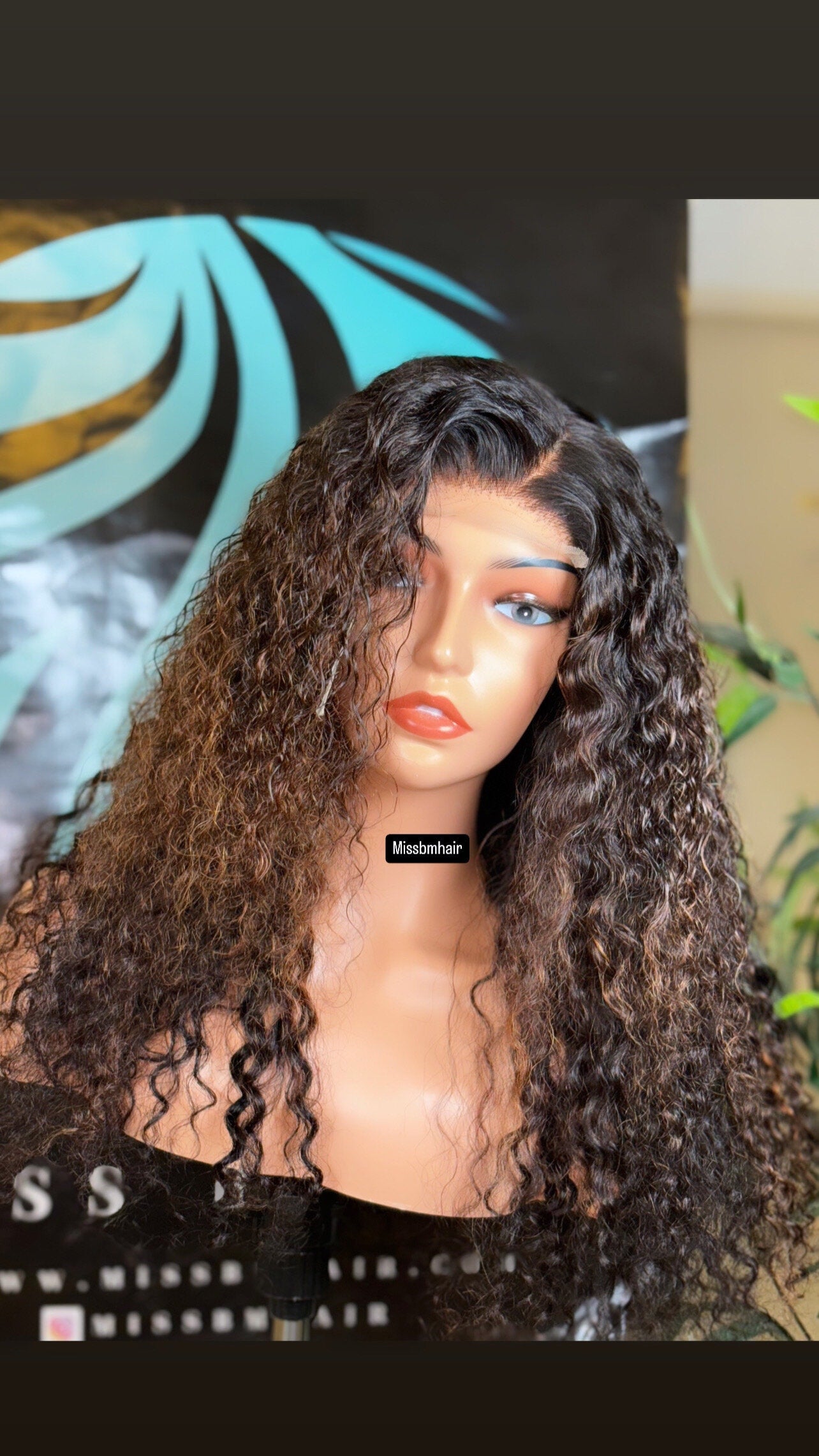 Virgin Hair Curly Wig - Camilla